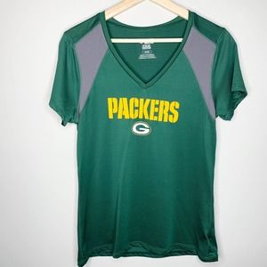 GREEN BAY PACKERS Short Sleeve Women's V-Neck NFL